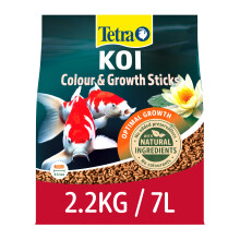 Tetra Koi Pond Fish Food Colour & Growth Sticks 2.2kg - biologically balanced fo