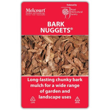 Bark Nuggets 60L – Decorative Bark Mulch for Garden Beds, Borders, Trees & Shrub