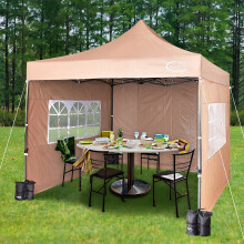 MAXIMUS HEAVY DUTY POP UP GAZEBO 3m x 3m COMMERCIAL MARKET STALL WITH 4 WEIGHT B