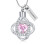 Love Knot Cremation Pendant with Birthstone Ashes Urn 2