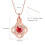 Love Knot Cremation Pendant with Birthstone Ashes Urn 5