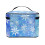 Cosmetic Makeup Bag with Brush Slots Snowflake Pattern 8.86 4