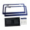 License Plate Frame for Women with Rhinestones Blue 2 pcs 2