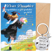 Luvart Daughter Graduation Greeting Card - Graduation Gift Card for Daughter, Gr