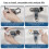Acrylic Shower Faucet Knobs Set of 2 for Camper Sink 4