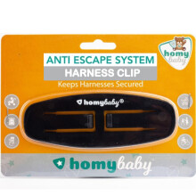 HOMYBABY Anti-Escape Chest Clip – Baby Harness Clip – Prevents Child Taking Arms Out of Straps – Clip for Highchair, Pushchair and Pram Harnes