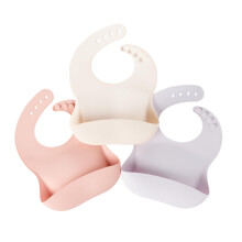 Nuby Pack of 3 Silicone Baby Bibs for Boys & Girls – Waterproof & Easy to Clean