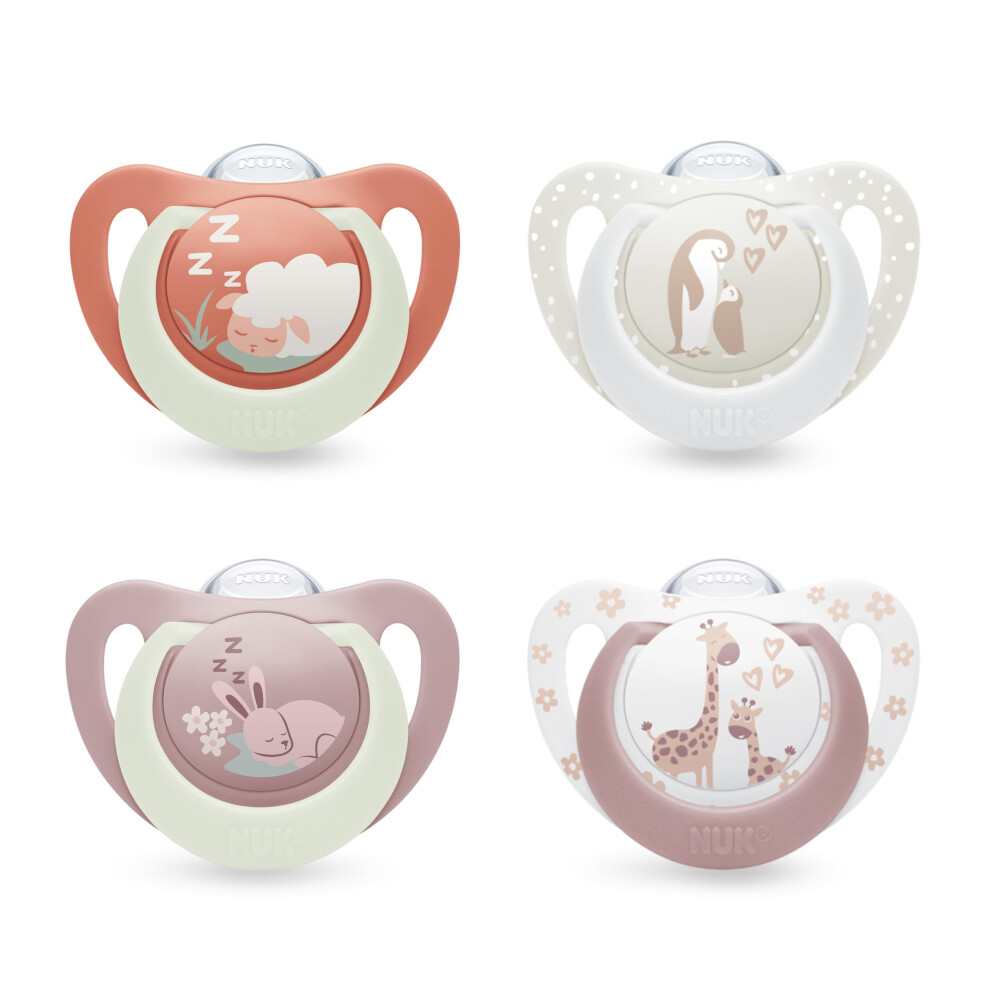 Nuk First Choice Baby Dummies | 0-6 Months | Orthodontic Soothers | Soothes 99%