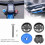 Bicycle Computer Stem Holder,, Rustproof Stopwatch Mount Bike Computer Holder, GPS Bracket For Folding Bike 3