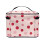 Pink Polka Dot Portable Makeup Bag with Brush Slots 1 Pack 4