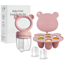 WeSweet Baby Fruit Feeder - Silicone Fruit Feeder for Babies- Breastmilk Popsicle Freezer Molds for Baby Teething & Infant Self Feeding Ideal Mum to