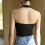 Polyester Backless Tank Top with Built-in Bra Pads, One Size Fits All, Multiple Colors Available 8