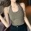 Polyester Backless Tank Top with Built-in Bra Pads, One Size Fits All, Multiple Colors Available 6