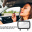 Rechargeable Car Visor Mirror with 3 Light Modes Clip-On 4