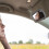 Rechargeable Car Visor Mirror with 3 Light Modes Clip-On 8