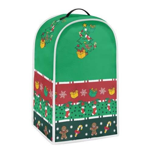 Stylish Mixer Blender Cover Handle Polyester for Kitchen Counter, Christmas Design 1