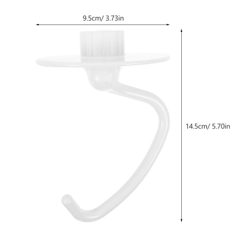 Aluminum Dough Hook for Stand Mixer Transparent Home Baking 1