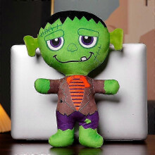 (C) 2026 New Funny Halloween Plush toy Doll Pumpkin Man Skeleton Monster Horror Doll Send Children Halloween Props Plush Decoration Doll