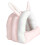Guinea Pig Cave Bed Pink Small Animal Hideout 2