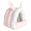 Guinea Pig Cave Bed Pink Small Animal Hideout 5