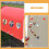 10Pcs White Sublimation Magnet Blanks Heat Transfer Polymer for Fridge Decor 6