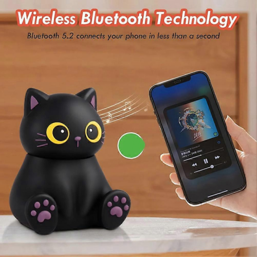 Μίνι χαριτωμένα ζώα ασύρματο ηχείο Bluetooth 5.2 μεγάφωνο MP3 music player με βάση τηλεφώ 1