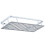Bathroom Shelves 1Pack Silver Rectangular Aluminum Alloy 31.50x14.00x4.65cm 6