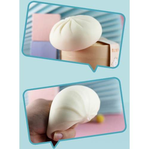 Παιχνίδι ζυμαρικών Squishy Fidget, Μπάλα στρες ζυμαρικών με ατμό, γεμιστό ψωμάκι, 2