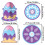 Cardboard Cupcake Holder Egg Shape 2-Tier Dessert Tower 2
