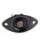 Oval Indented Copper Alloy Guitar Jack Plate 1 Pack 4