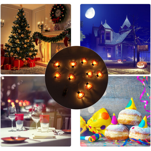Pumpkin Lights, Cute Shape Stable Light Decorations Lights For Party 1