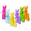 2 Pack Large Flocked Rabbit Easter Decorations, Spring Table Centerpieces, Solid Color Rabbit Figurines for Home & Party – Compatible with Easter 8