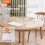 PVC Table Protector 42 Inch Round Clear PVC Desk Protector 2.0mm Thick 2