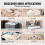 PVC Table Protector 42 Inch Round Clear PVC Desk Protector 2.0mm Thick 6