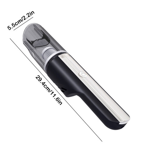 AuroraX Handheld Vacuum Cordless Black 2 Hose USB Charge 2