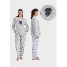Damepyjamas, blød, luftig, tyk, behagelig, varm, 1XL, store størrelser