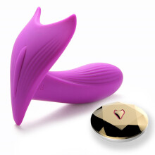 Stimulator-Silikone Trussevibrator USB 10 Funktioner / Opvarmning / Stemmestyring