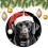 Santa Hat Black Labrador Ornament Christmas Decor 6