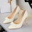 Women's Bow High Heel Pointed Toe Dress Pumps 4