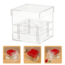 Clear Acrylic Flower Box 15.5 x 15 x 15 cm