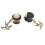 Vintage Sparrow Dangle Ear Tunnels Pink 10mm 3