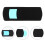 2Pcs Easy Install Black Camera Covers for Mobile Laptop Tablet Privacy 7