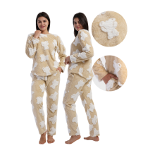 Dame Blød Pyjamas L Vienetta Dejlig Varm Blød Fluffy Til Vinteren Pæn