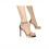 Women's Leather Open Toe Sandals with Cutout Strap High Heels 2