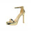 Women's Leather Open Toe Sandals with Cutout Strap High Heels 3