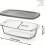 1800ml Glass Bread Baking Dish with Lid & Handle (Oven/Microwave Safe) 7