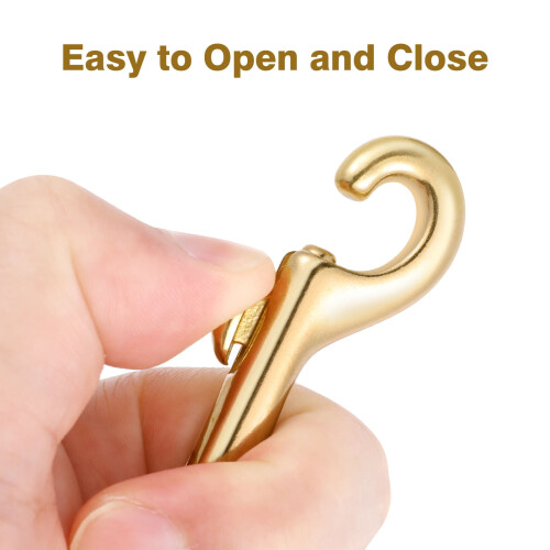 Lobster Claw Clasp Brass Golden 2 Pieces 2