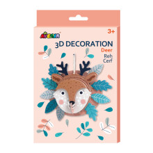 Gør-det-selv 3D hjortedekoration