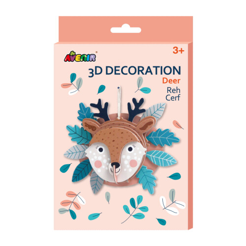 Gør-det-selv 3D hjortedekoration