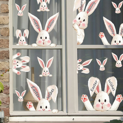 Easter Window Clings 16 pcs 6 sheets 2